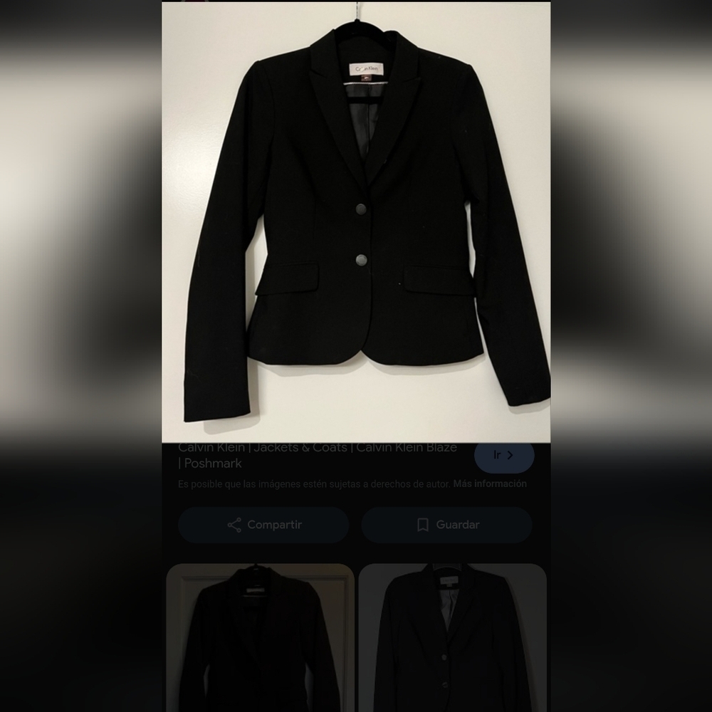 Women's Black Blazer - Picture 4 of 12
